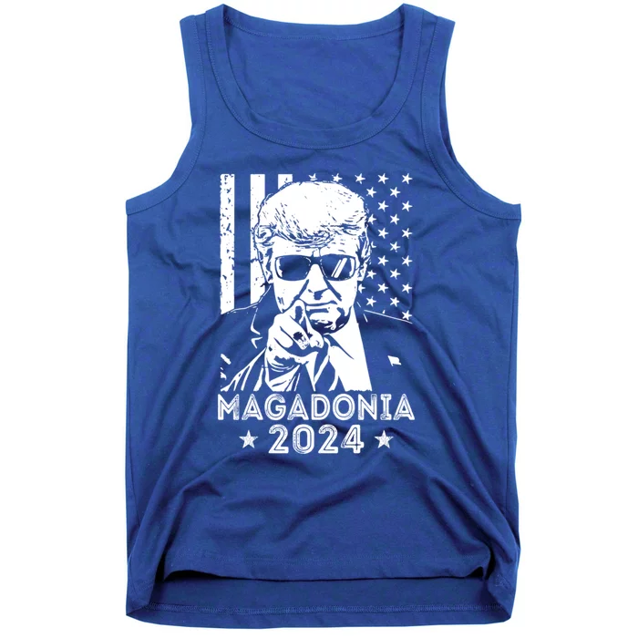 Magadonia 2024 Trump Supporter Proud Trump Voter Magadonian Tank Top