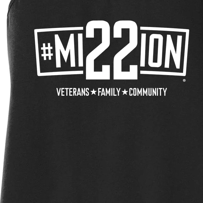 Mission 22 Veterans Family Community Women's Racerback Tank