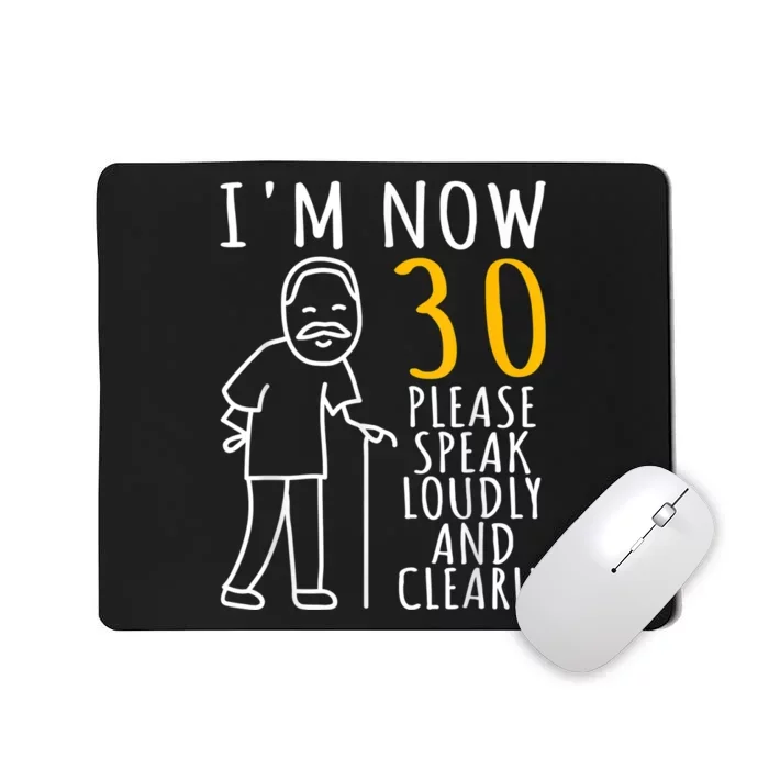 m.e.ns 30th Birthday For Him | I'm Now 30 Years Old | Cool BDay Mousepad