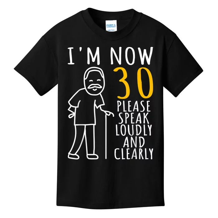 m.e.ns 30th Birthday For Him | I'm Now 30 Years Old | Cool BDay Kids T-Shirt