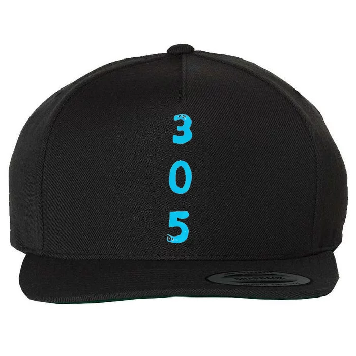 Miami 305 Overtime Wool Snapback Cap