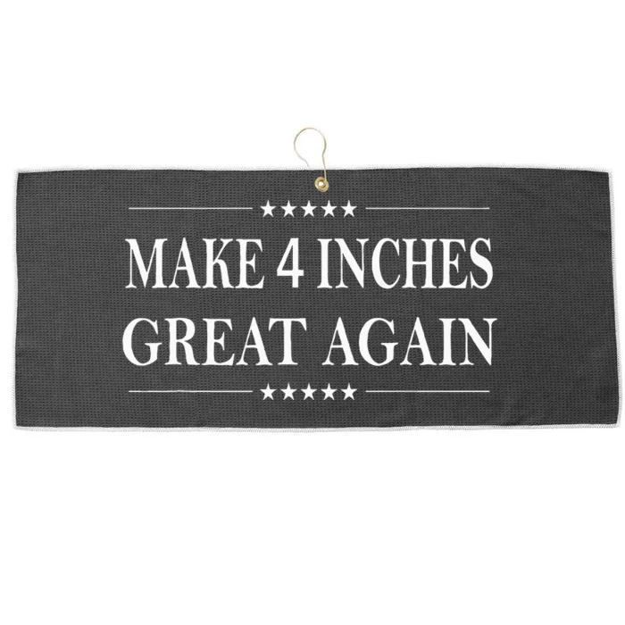 Make 4 Inches Great Again American Political Large Microfiber Waffle Golf Towel