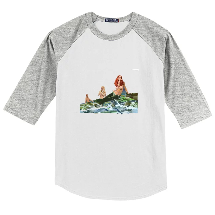 Mermaids # 4 Kids Colorblock Raglan Jersey