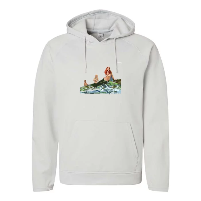 Mermaids # 4 Performance Fleece Hoodie