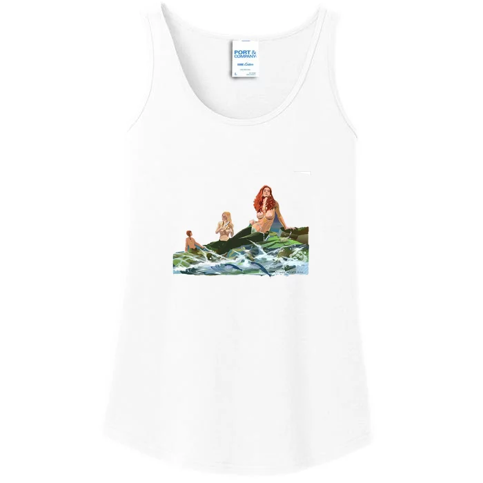 Mermaids # 4 Ladies Essential Tank