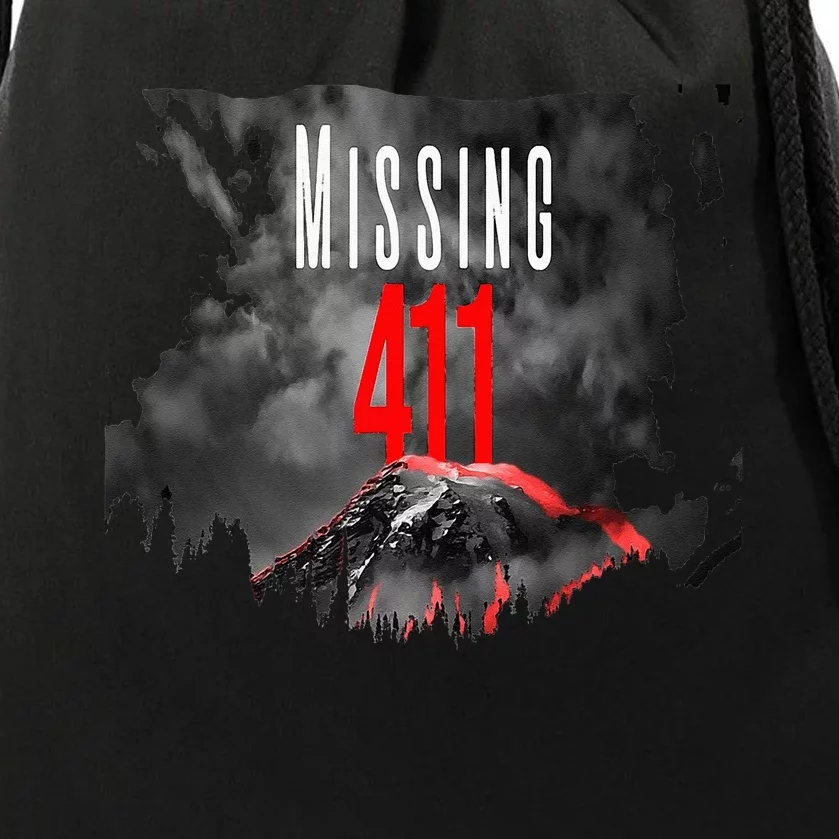 Missing 411 Drawstring Bag