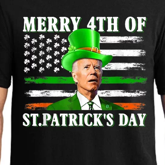 Merry 4th Of St Patrick's Day Joe Biden St Patricks Day Pajama Set