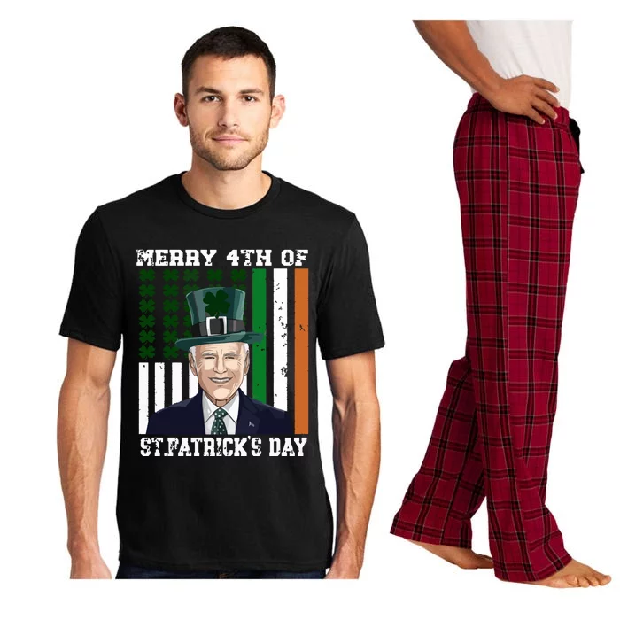 Merry 4th Of Stpatricks Day Joe Biden St Patricks Day Pajama Set