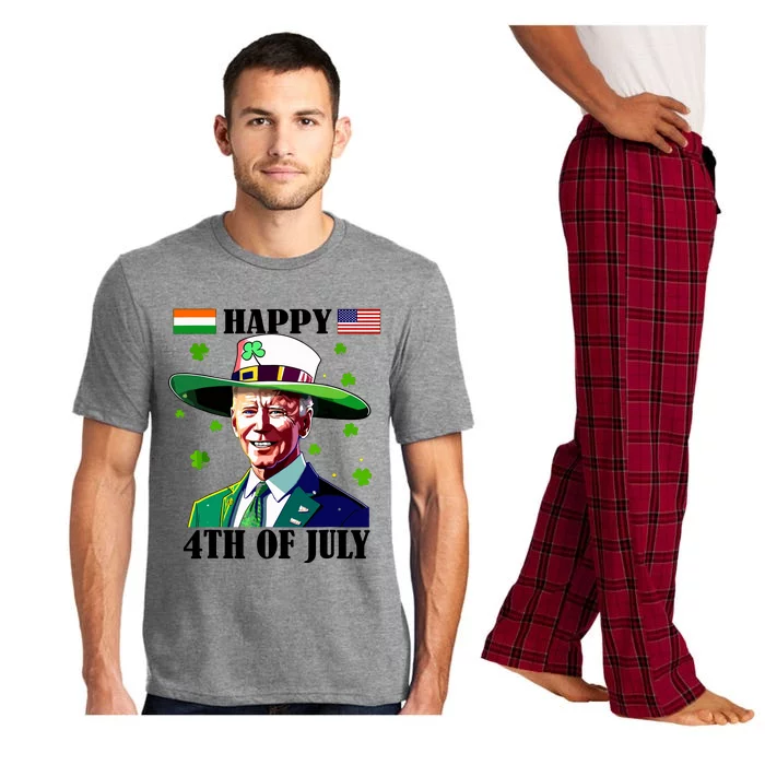 Merry 4th Of Easter Funny Joe Biden St Patricks Day Confused Pajama Set