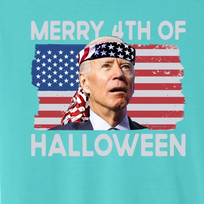 Merry 4th Of Halloween Confused Biden 4th Of July Cool Gift ChromaSoft Performance T-Shirt