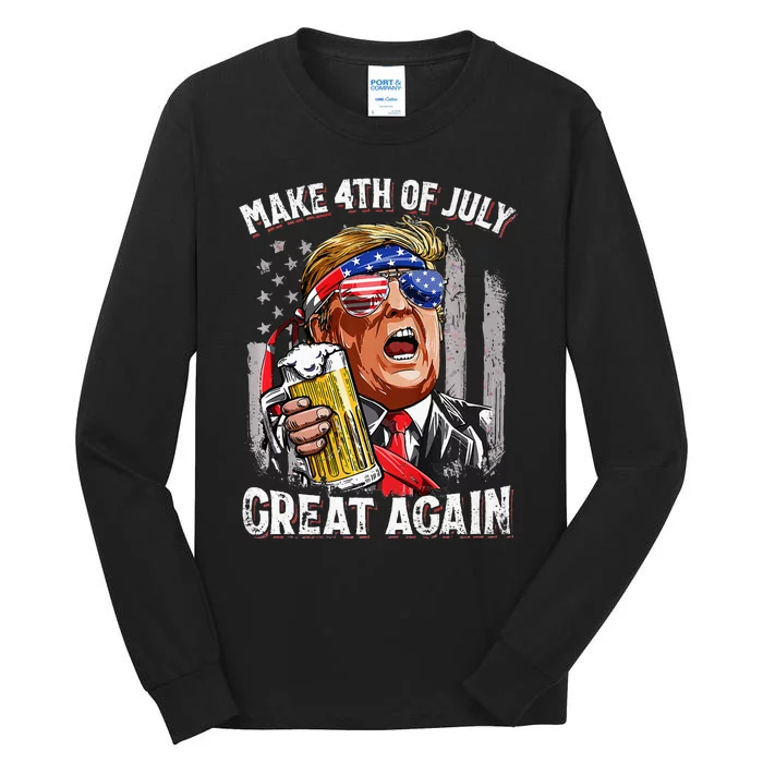 Make 4th Of July Great Again Tall Long Sleeve T-Shirt