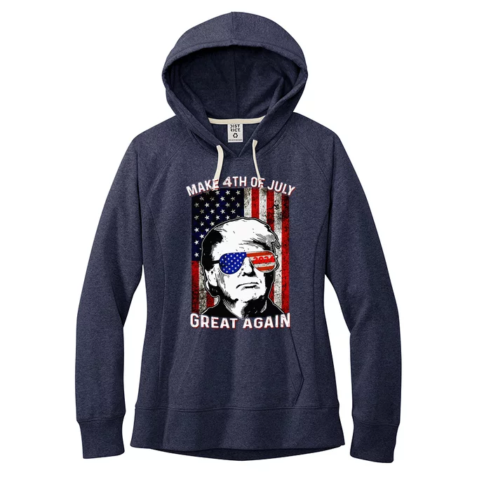 Make 4th Of July Great Again Women's Fleece Hoodie