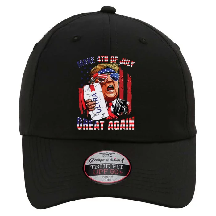 Make 4th Of July Great Again Trump Us Flag The Original Performance Cap