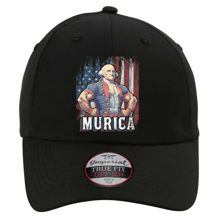 Murica 4th Of July Patriotic Funny George Washington July 4th The Original Performance Cap