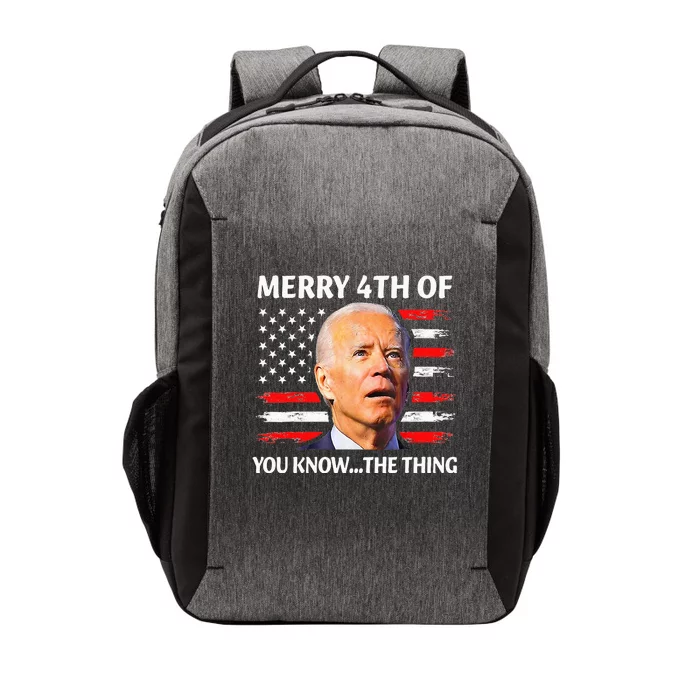 Merry 4th Of You Know...The Thing Happy 4th Of July Memorial Vector Backpack