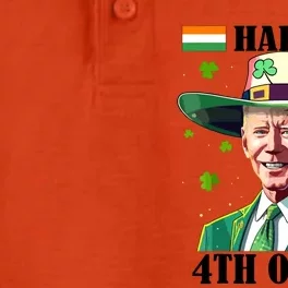 Merry 4th Of Easter Funny Joe Biden St Patricks Day Confused Dry Zone Grid Performance Polo