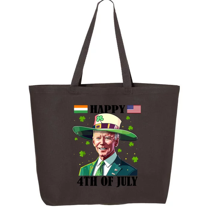 Merry 4th Of Easter Funny Joe Biden St Patricks Day Confused 25L Jumbo Tote