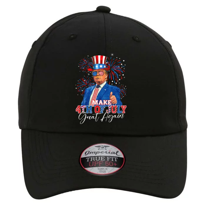 Make 4th Of July Great Again Patriotic Firework Donald Trump The Original Performance Cap