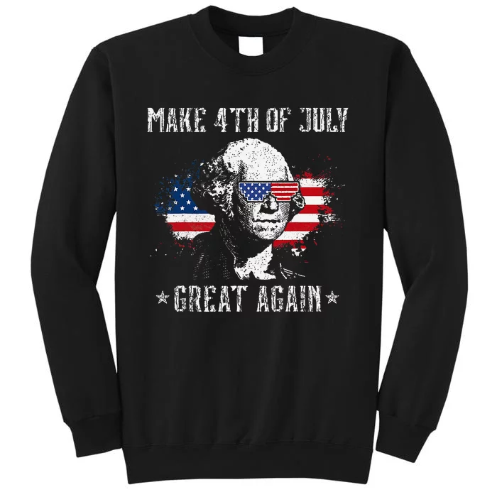 Make 4th Of July Great Again Funny Sunglasses Us Patriotic Sweatshirt