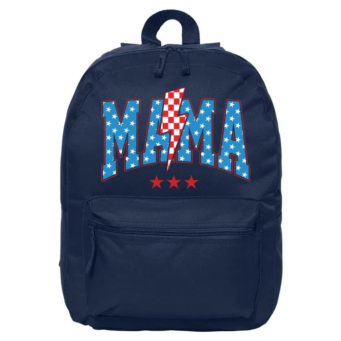 Mama 4th Of July Usa Festive 16 in Basic Backpack