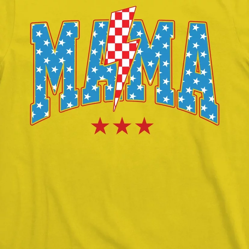 Mama 4th Of July Usa Festive T-Shirt