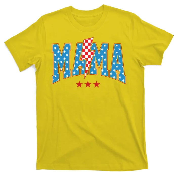 Mama 4th Of July Usa Festive T-Shirt