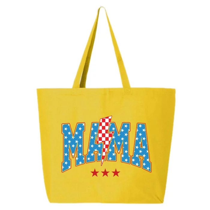 Mama 4th Of July Usa Festive 25L Jumbo Tote