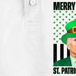 Merry 4th Of St Patricks Day Joe Biden Funny Holiday Dry Zone Grid Performance Polo