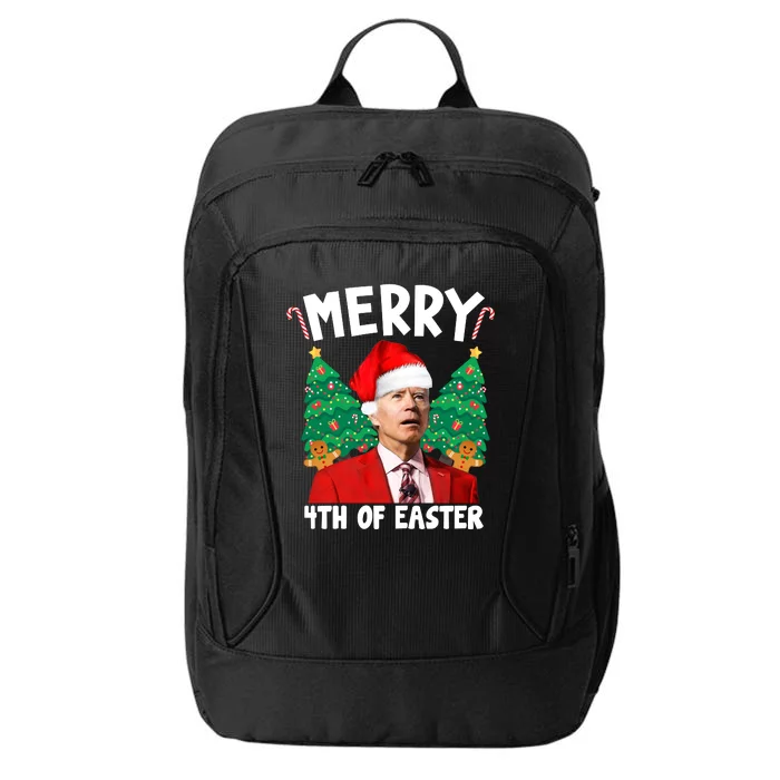 Merry 4th Of Easter Funny Joe Biden Holiday City Backpack