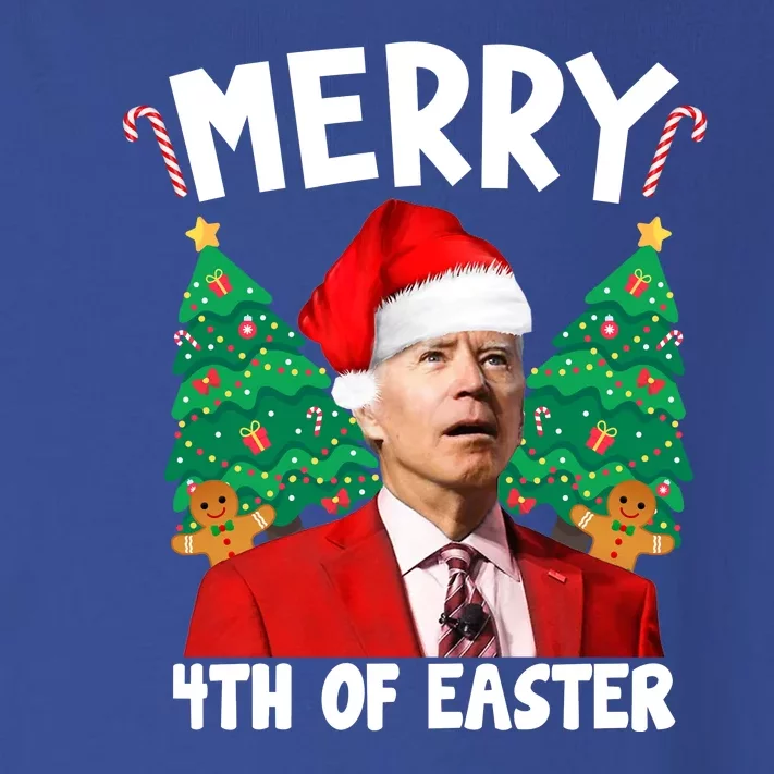 Merry 4th Of Easter Funny Joe Biden Holiday Toddler Long Sleeve Shirt