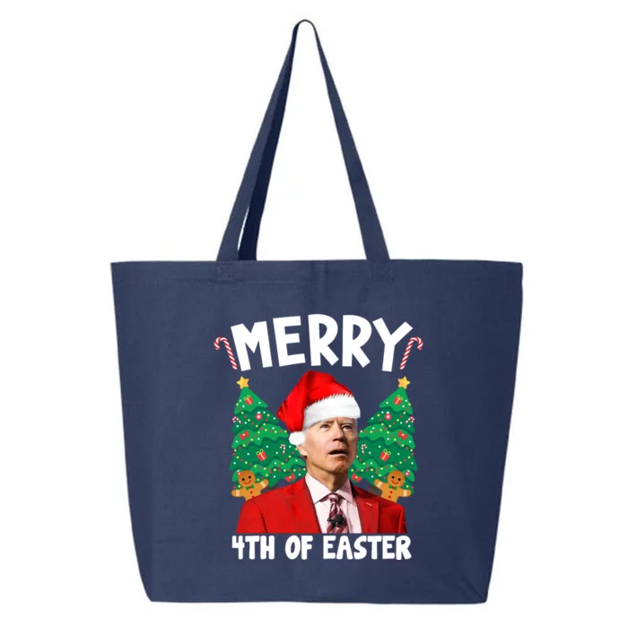 Merry 4th Of Easter Funny Joe Biden Holiday 25L Jumbo Tote