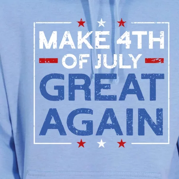 Make 4th Of July Great Again Usa Flag Funny 4th Of July Gift Unisex Surf Hoodie