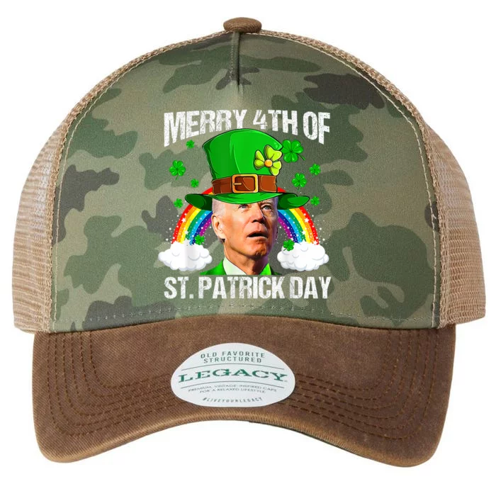 Merry 4th Of July Confused Funny Joe Biden St Patricks Day Legacy Tie Dye Trucker Hat