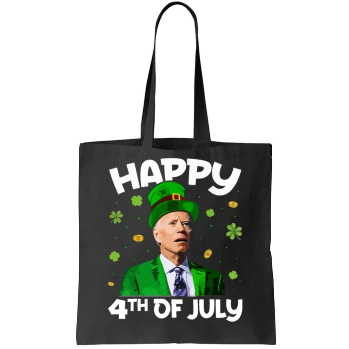 Merry 4th Of St Patricks Day Joe Biden Leprechaun Hat Tote Bag