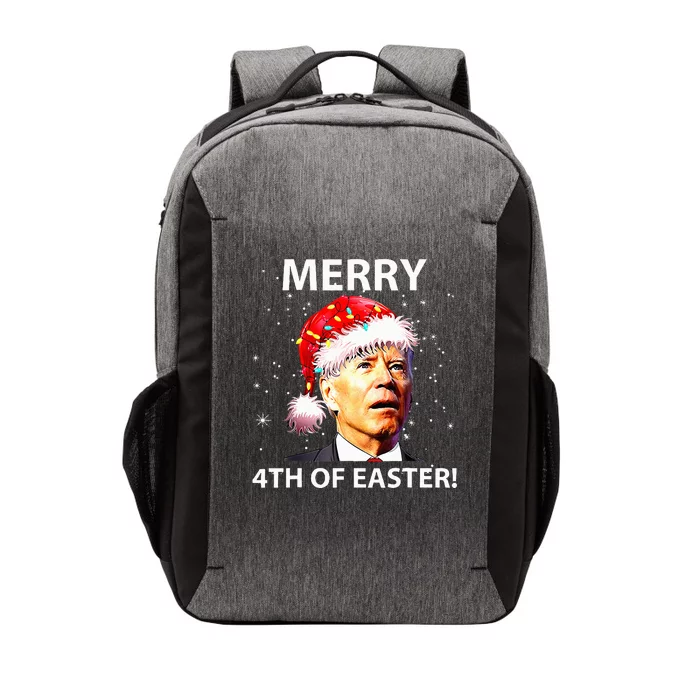 Merry 4th Of Easter Joe Biden Christmas Ugly Sweater Vector Backpack