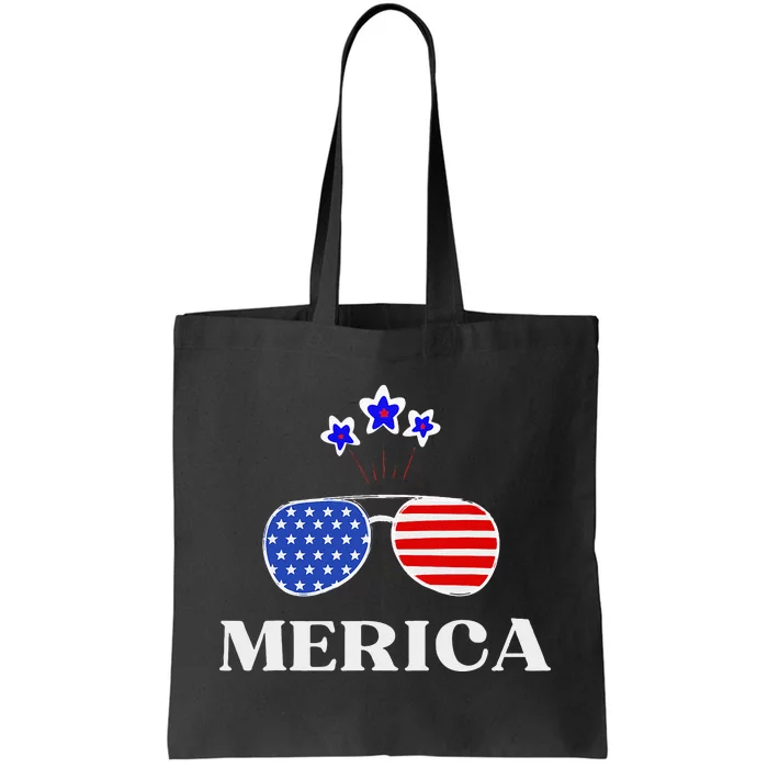 Merica 4th of July Tote Bag