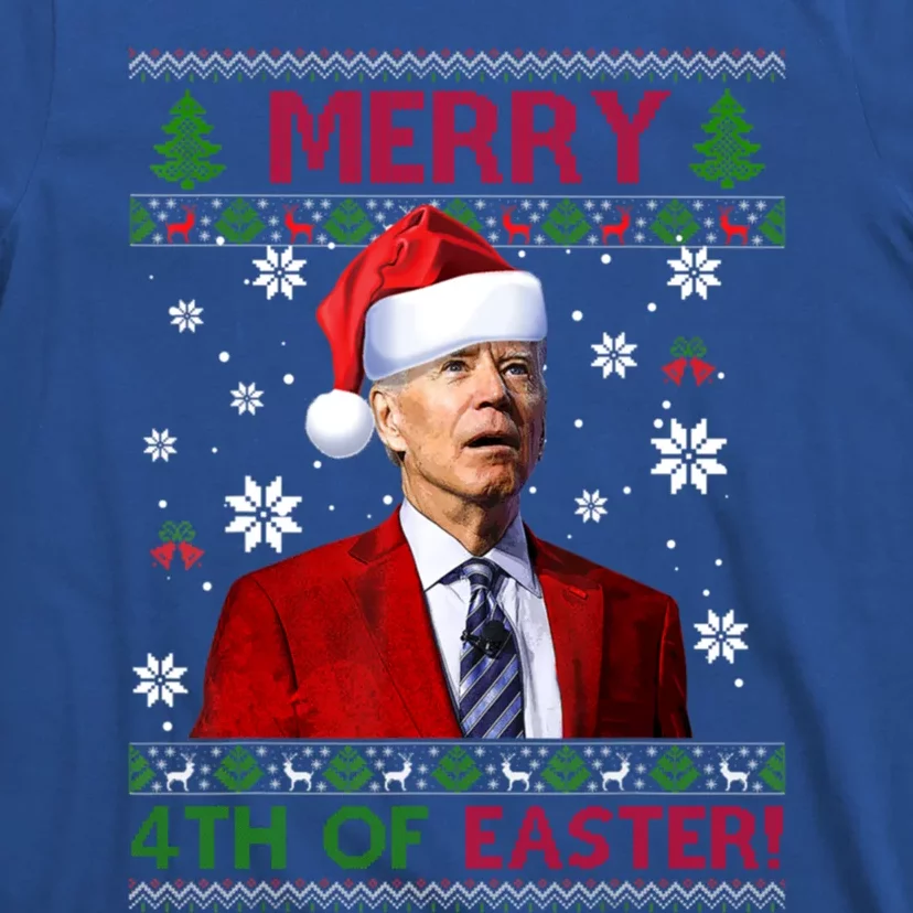 Merry 4th Of Easter Funny Joe Biden Xmas Ugly Sweater Gift T-Shirt