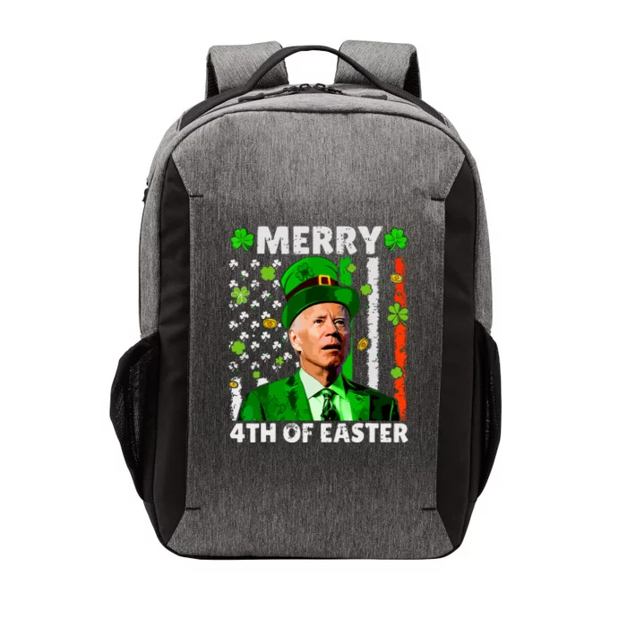 Merry 4th Of St Patricks Day Joe Biden Leprechaun Hat Clover Vector Backpack