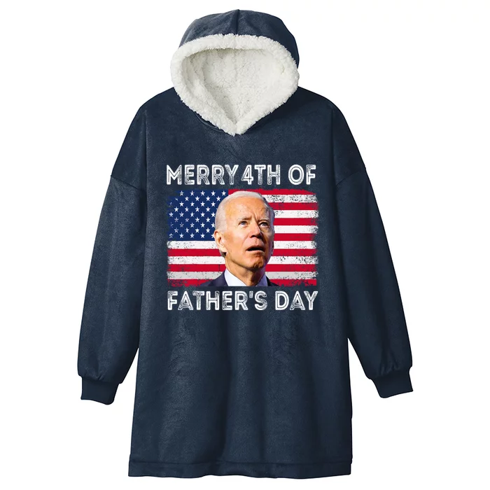 Merry 4th Of July Shirts Fathers Day 4th Of July Hooded Wearable Blanket