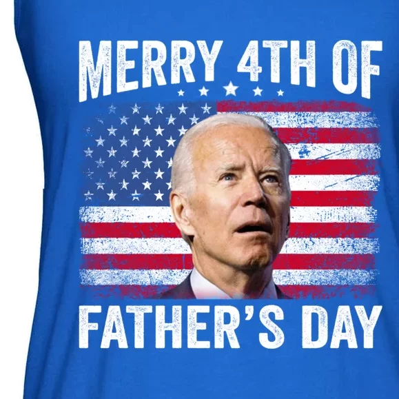 Merry 4th Of July Shirts Fathers Day 4th Of July Ladies Essential Flowy Tank