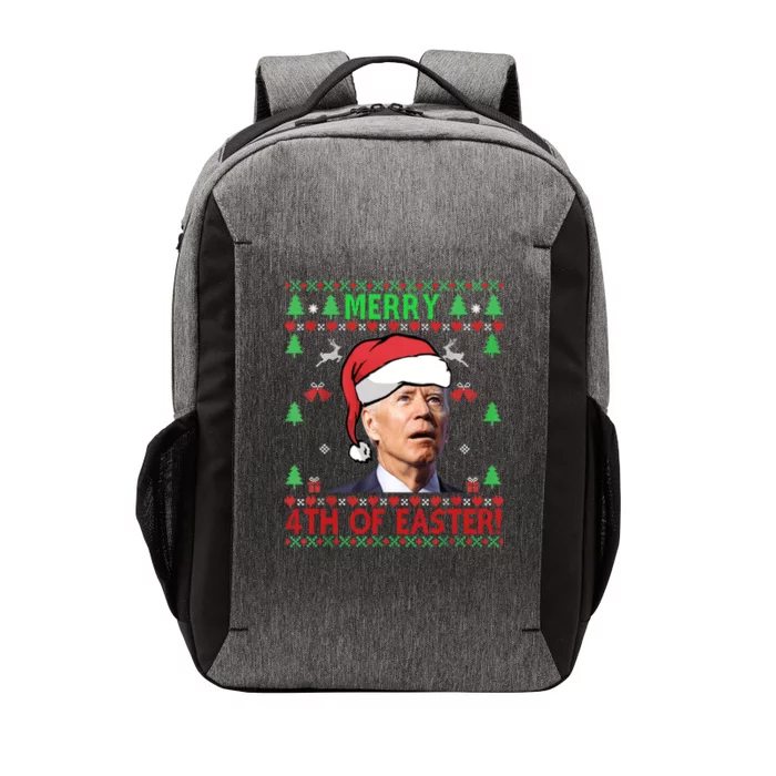 Merry 4th Of Easter Funny Joe Biden Christmas Ugly Sweater Sweatshirt Vector Backpack