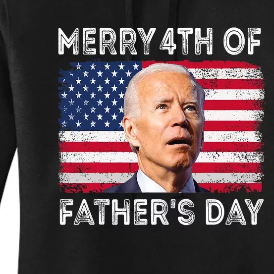 Merry 4th Of July Fathers Day 4th Of July Women's Pullover Hoodie