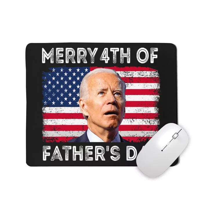 Merry 4th Of July Fathers Day 4th Of July Mousepad