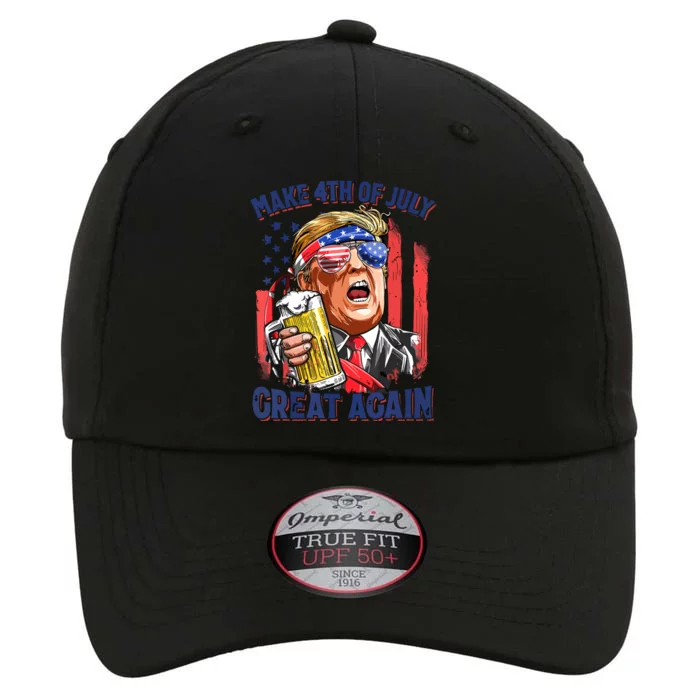 Make 4th Of July Great Again Trump Beer Mug Retro The Original Performance Cap