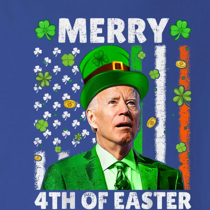 Merry 4th Of St Patricks Day Joe Biden Leprechaun Hat Clover Gift Toddler Long Sleeve Shirt