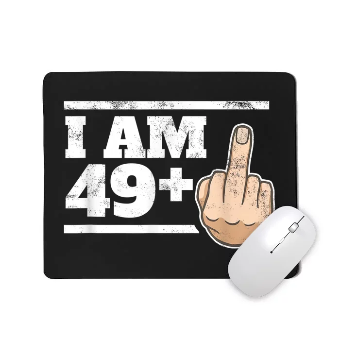 Milestone 50th Birthday - Gag Bday Joke Gift Idea: 49+1 Mousepad