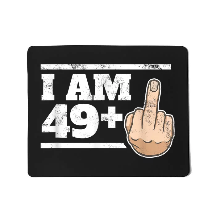 Milestone 50th Birthday - Gag Bday Joke Gift Idea: 49+1 Mousepad