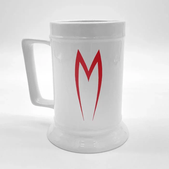 Mach 5 Front & Back Beer Stein