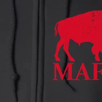 Mafia 716 Buffalo New York Bflo Wny Sport Full Zip Hoodie