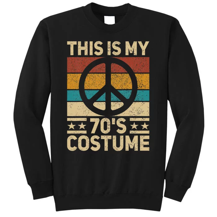 My 70s Costume 70 Style Peace Hippie 70's Disco 1970s Outfit Tall Sweatshirt